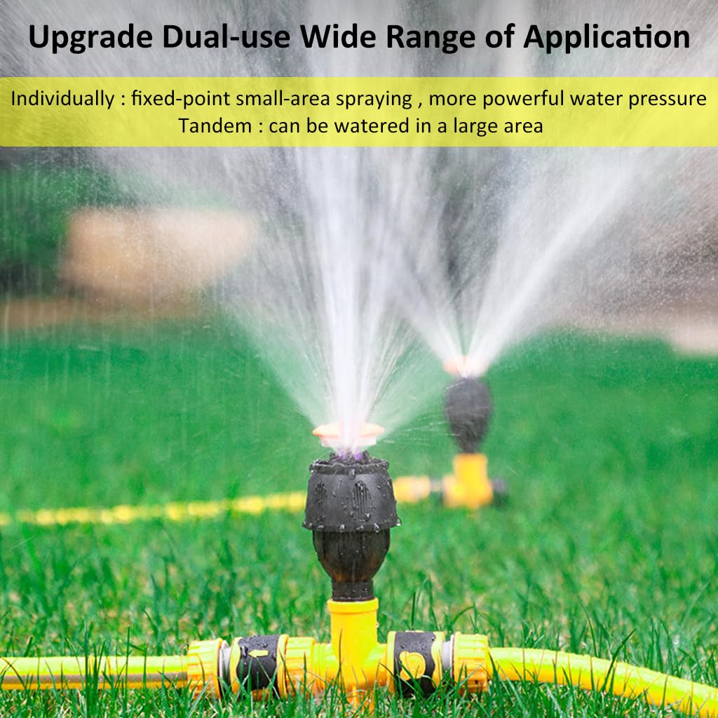 Optifit Garden Sprinker for Garden Agriculture Watering, 360° Rotating Irrigation Sprinkler, Gardening Watering Systems for Outdoor Grass Garden Yard Lawns, Coverage Area 16-20m in Diameter Optifit Garden Sprinker for Garden Agriculture Watering, 360° Rotating Irrigation Sprinkler, Gardening Watering Systems for Outdoor Grass Garden Yard Lawns, Coverage Area 16-20m in Diameter